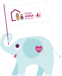Frida das Maskottchen