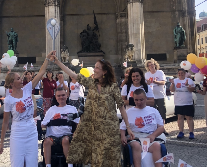 Kinder-Lebens-Lauf am Odeonsplatz Kinder-Lebens-Lauf am Odeonsplatz