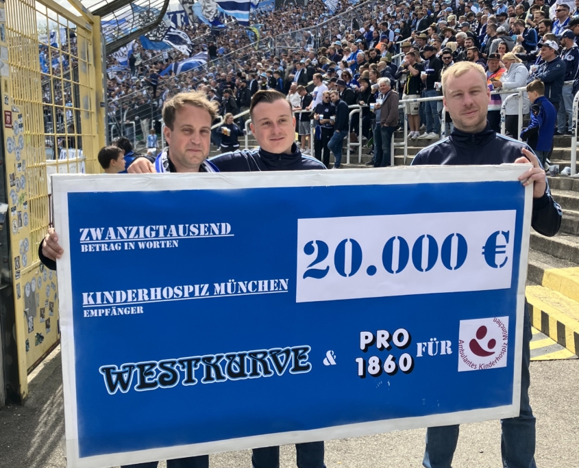 Löwen Spendenübergabe