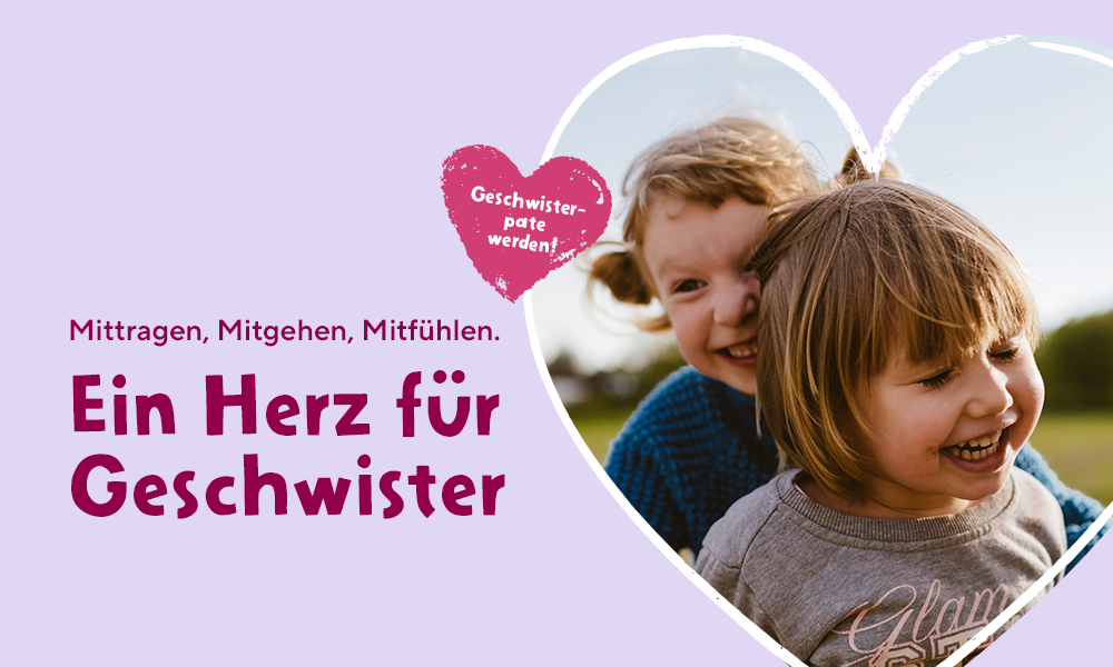 Ein Herz für Geschwister-t
