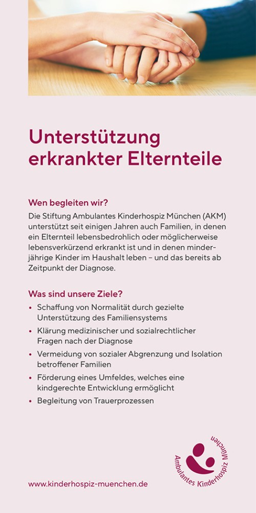 Stiftung AKM - Einleger erkrankte Elternteile